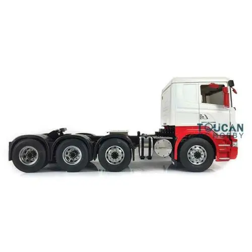 LESU 1/14 металлический шасси Sca 8*8 RC трактор грузовик модель Hercules кабина Tmy