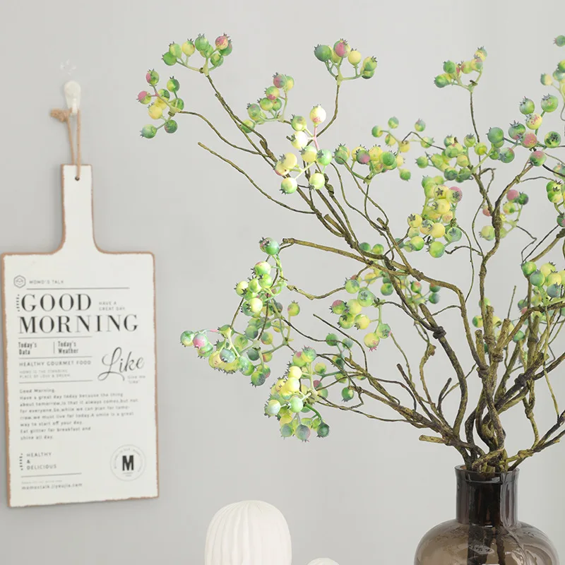 Роскошные Искусственные цветы клюквы домашний декор ягоды Рождество свадебное