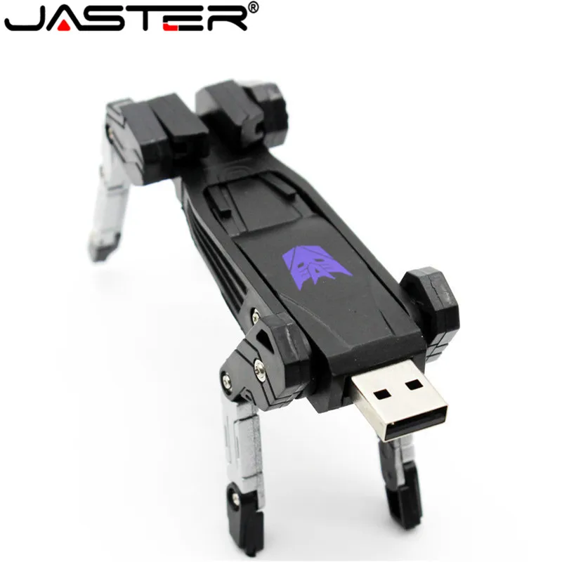 JASTER пластиковая игрушка стиль U диск мультипликационный персонаж usb флеш-накопитель transomer pendrive 4 ГБ 8 ГБ 16 ГБ 32 ГБ трансформационный робот