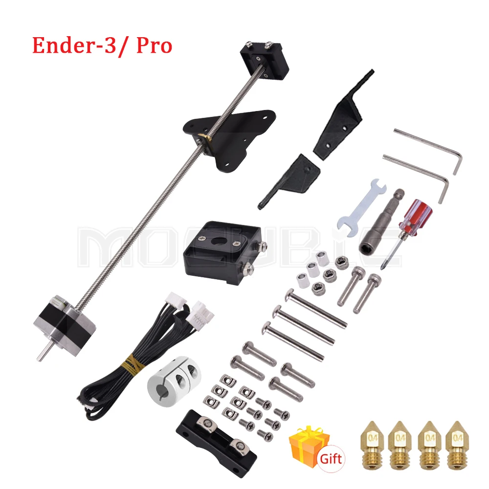 

Dual Z Axis Lead Screw Upgrade Kits for Ender3 Ender3S CR10S CR10 3D Printer Accessories impressora 3d ender 3 pro dual z axis