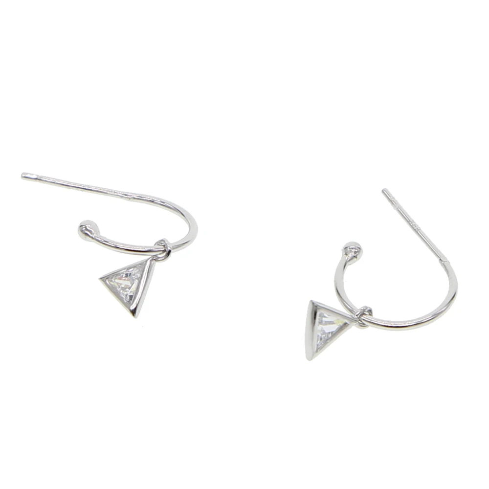 Модные Изящные женские серьги золотистого цвета из стерлингового серебра 925