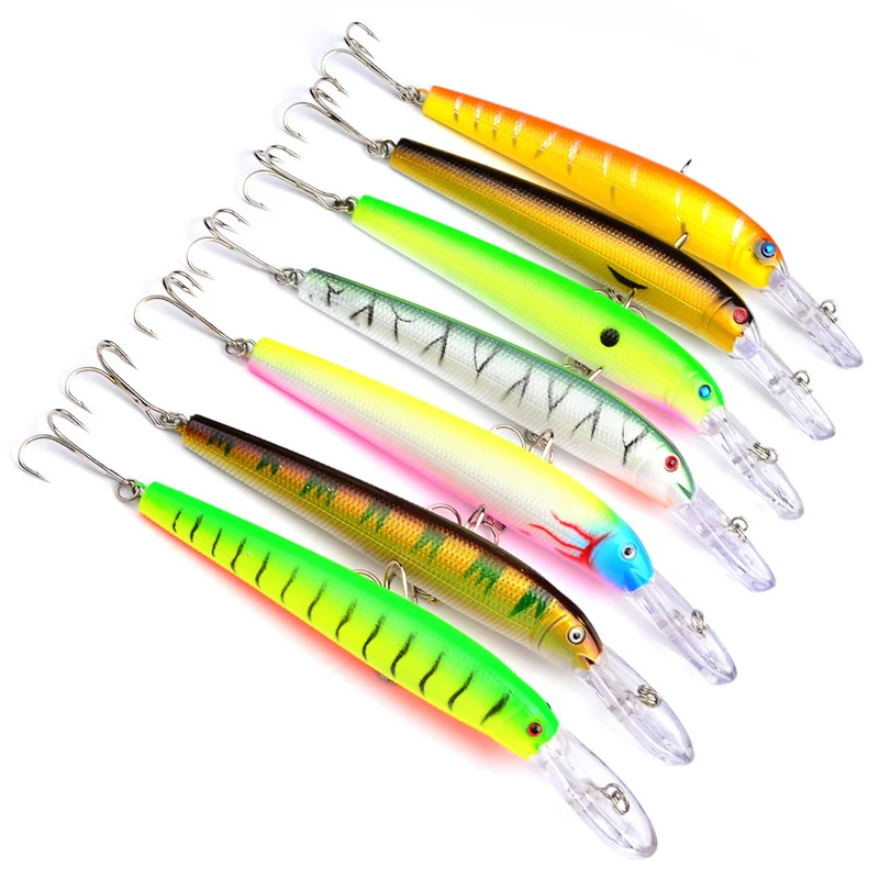 

1Pcs 16.8g/15.3cm Plastic Hard Bait Minnow Fishing Lures Deep Sea Bass Lure Crankbait Artificial Swimbait Wobbler Fishing Tackle