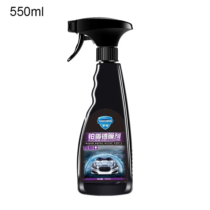 

550ml Car Ceramic Coating Polishing Crystal Plating Spray Sealant Top Coat Quick Nano-Coating Wax Car Paint Waterproof Agent