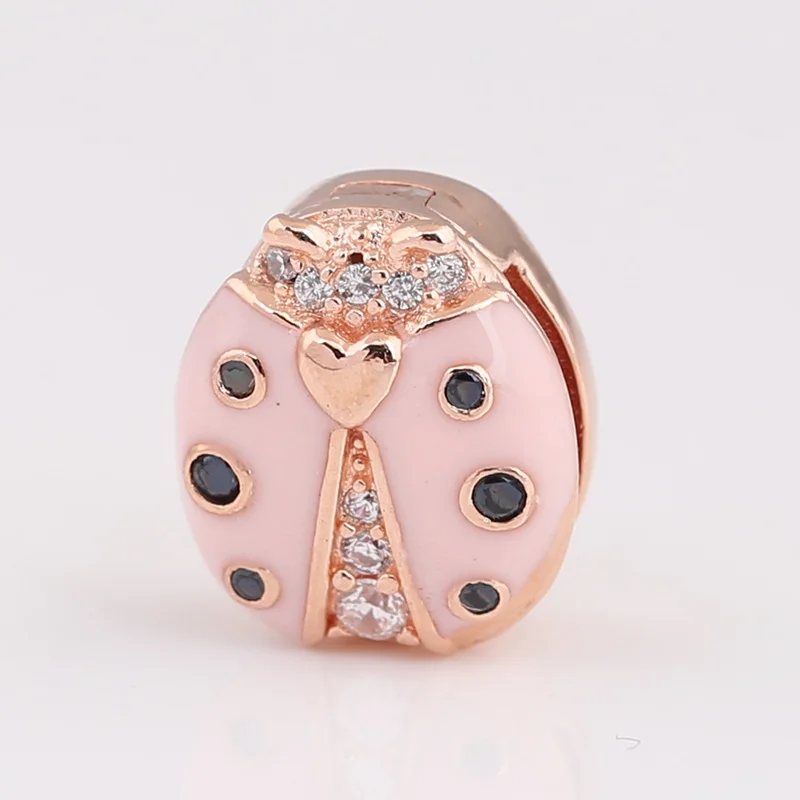 Новый бусины из стерлингового серебра 925 очарование розы Reflexions розовый Божья