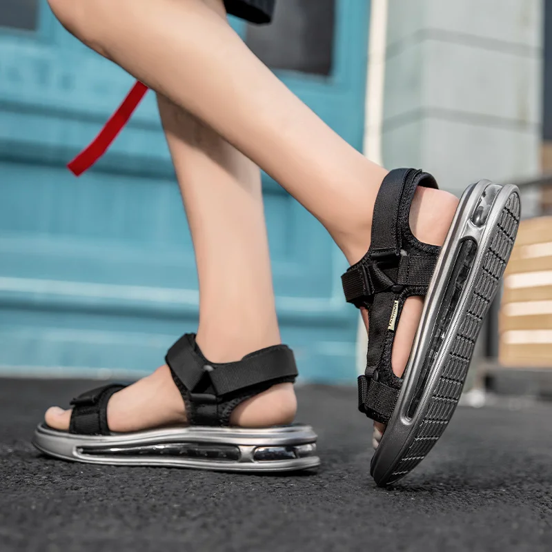 

Fashion Trend Outdoor Sandals Mens Closed Toe Men Sandels Garden Beach For Athletic Air Cushion Shoes Men's Roman
