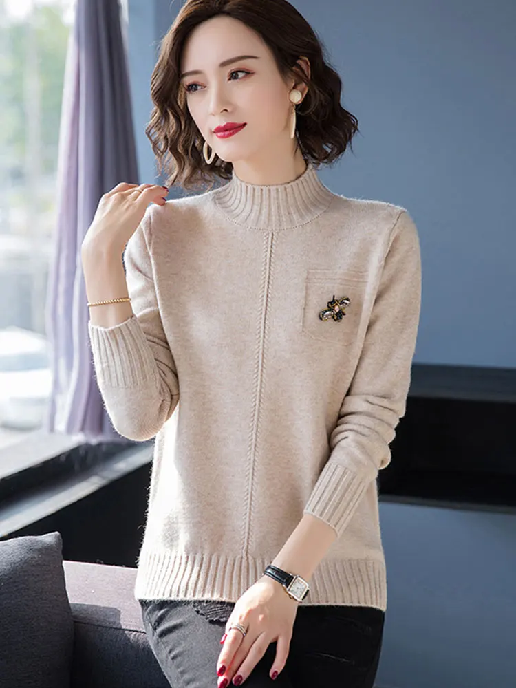 Свитер Женский свободного покроя Осень-зима Мисс Гао | Женская одежда