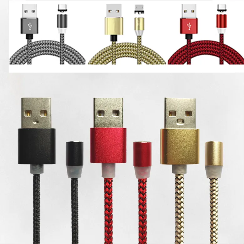 Магнитный кабель USB Type-C для синхронизации данных и зарядки Samsung S10 S9 Xiaomi Mi Mix 2s Max 3 4