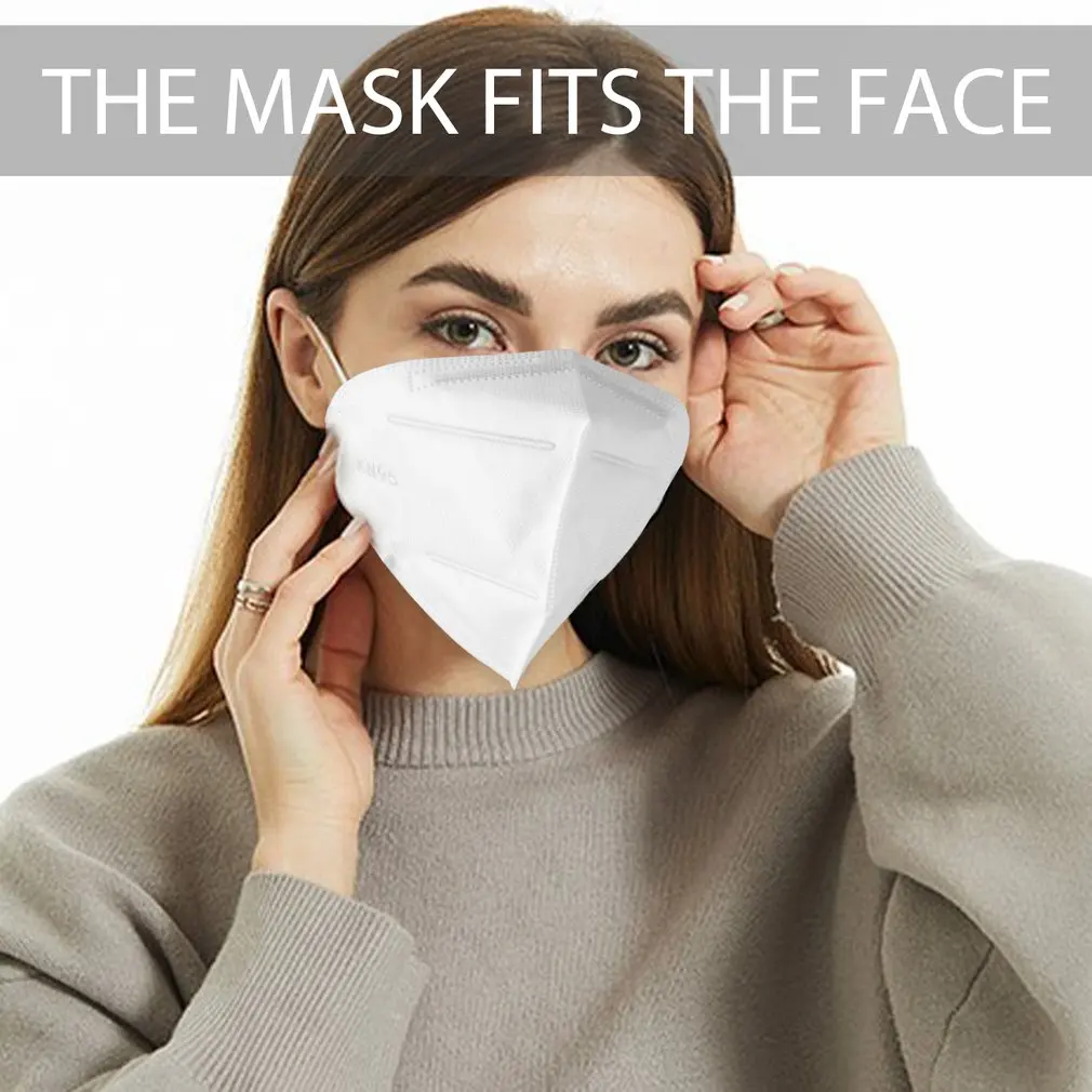 

50PCS Adult ffp2mask Face Masks Protective mascarillas ffp2reutilizable Mask 5 Layers Approved FPP2 Protective ffp2mask CE