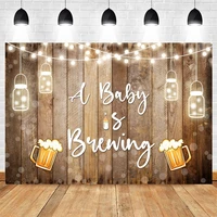 newborn baby shower backdrop beer vintage wood board glitter custom photography photographic background photo studio photophone