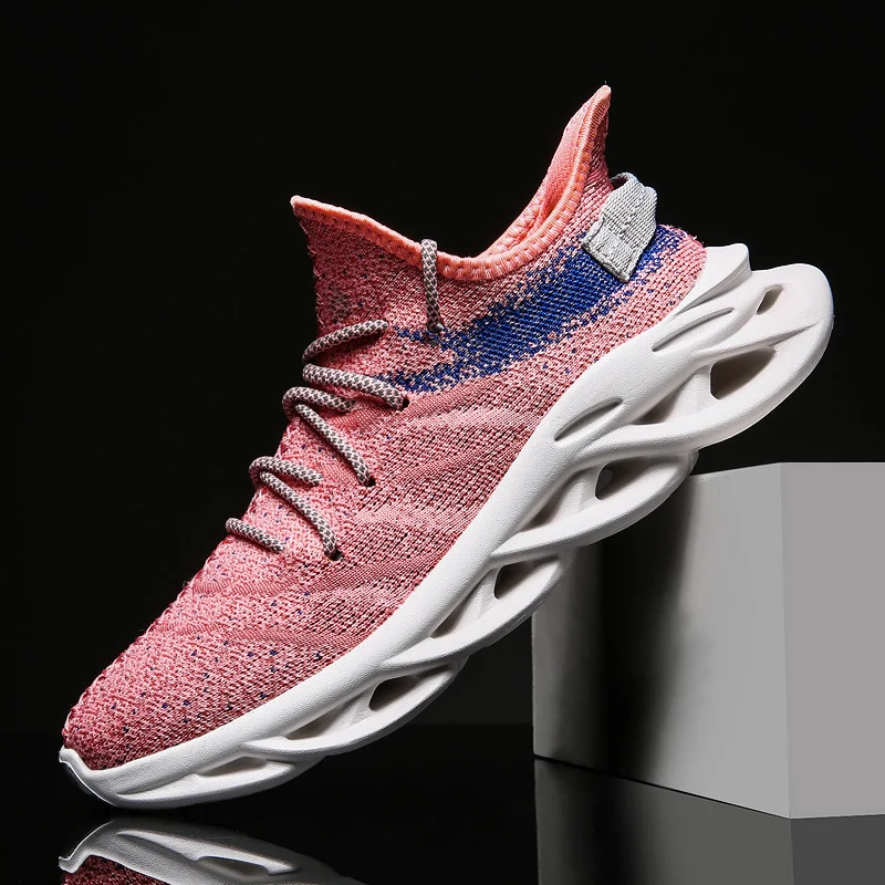 Мужские кроссовки светильник светящаяся подошва дышащие повседневные