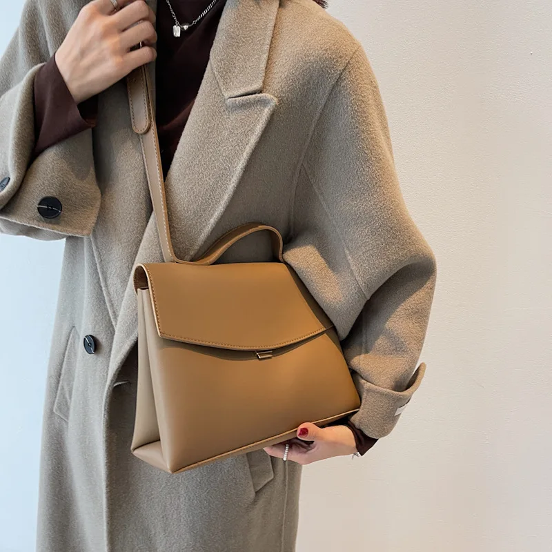 

Винтажная модная женская сумка-тоут, Высококачественная дизайнерская дамская сумочка из искусственной кожи, вместительный мессенджер на п...