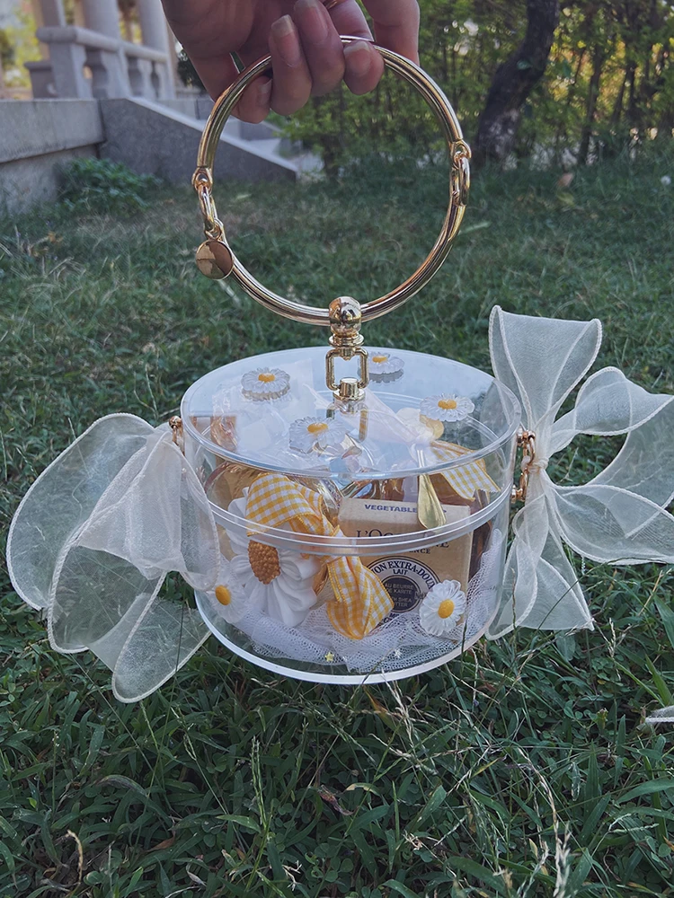 

Прозрачная подарочная коробка для конфет в стиле ретро, креативная коробка с бабочками и цветами, ручная упаковка, материал для цветочного магазина, свадьбы, Дня Святого Валентина