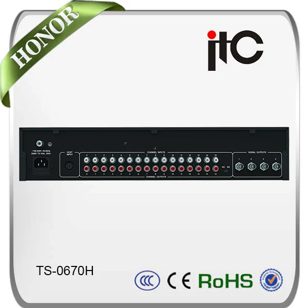 

ITC TS-0670H 16 Channel Infrared Simultaneous interpretation Wireless Conference System