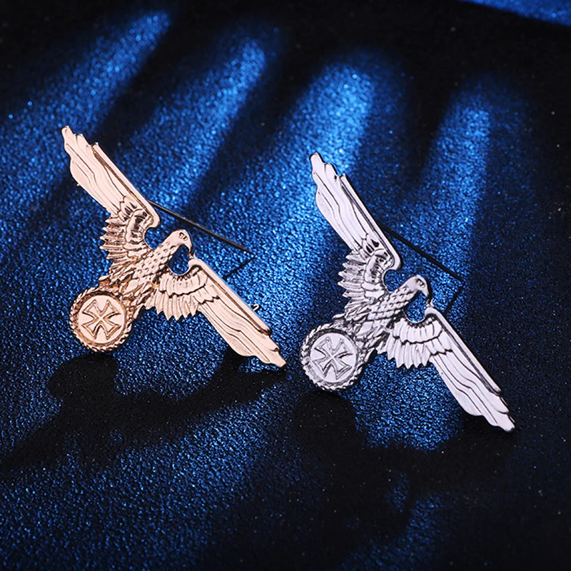 Third Reich Period German Veteran Association logo pin Cap Eagle Military Cross Pin Badge Cockade brooches | Украшения и