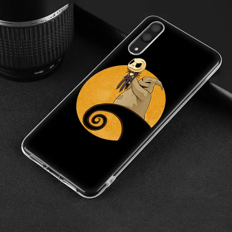 Кошмар перед Рождеством Джек Скелет чехол для huawei P30 P20 Pro P10 P9 P8 Lite P Smart Z Plus NOVA 3 3i 5i 5Pro
