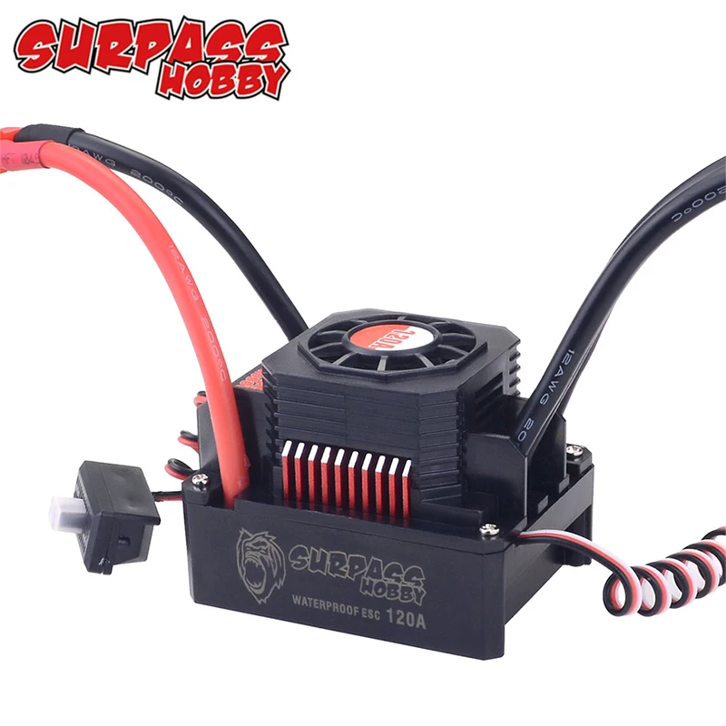 Surpass Hobby KK Series 120A/150A бесщеточный водонепроницаемый ESC для 2 6S 1/10 4S 1/8 Rc