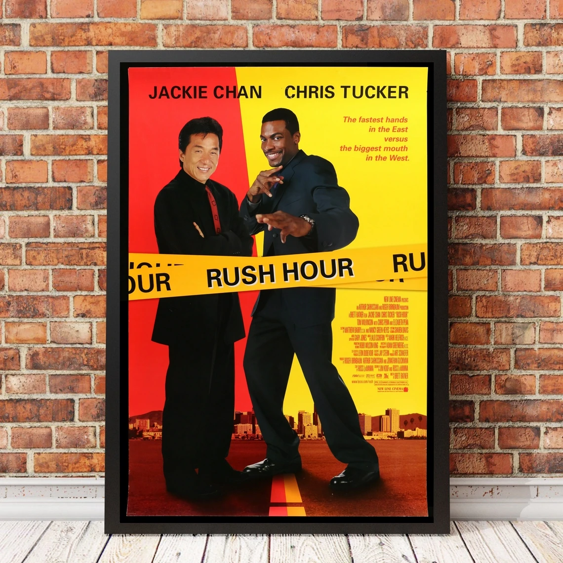 

Rush Hour Classic Movie Poster, Canvas Art Prints Home Decoration Wall Painting ( No Frame )