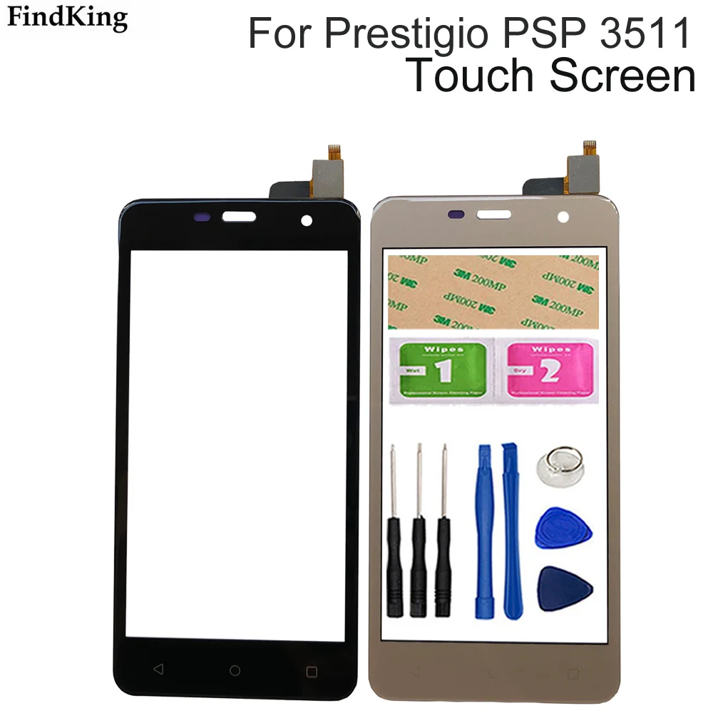 

Mobile Touch Screen For Prestigio Muze G3 Lte PSP3511 Duo PSP 3511 Touch Glass Screen Digitizer Panel Sensor Tools Adhesive