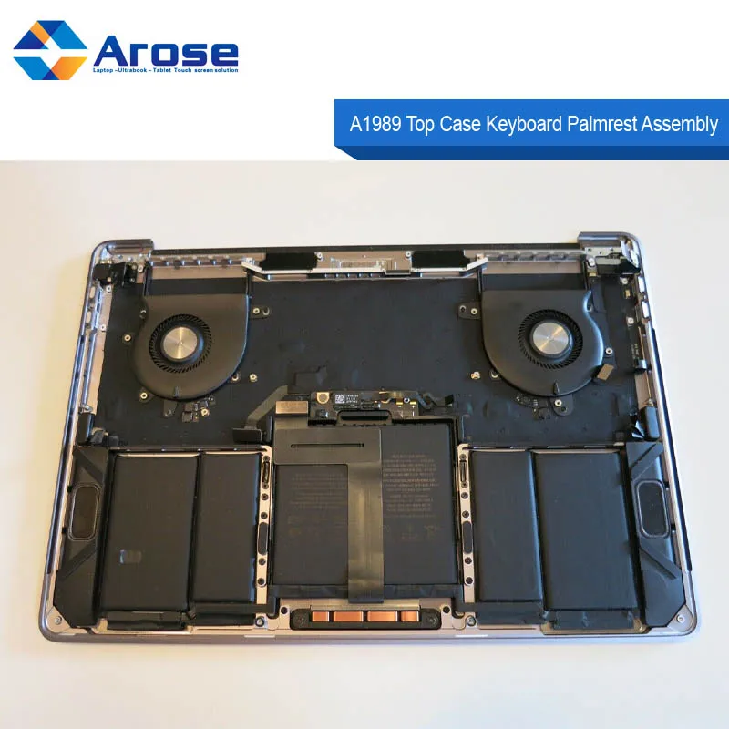 A1989 topcase подставка для клавиатуры в сборе с сенсорной панелью 661-10040 MR9Q2LL/A MR9R2LL/A Space