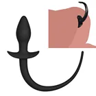 Силиконовая Анальная пробка для женщин и пар, черный хвост свиньи, секс-игрушкапробка, товары для лесбиянок, игрушки для точки G, секс-игры для влюбленных