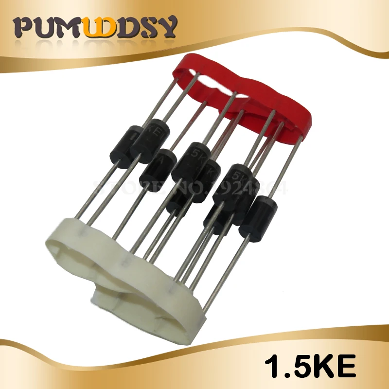 20 шт Телевизоры диода 1.5KE6.8A 1.5KE12A 1.5KE15A 1.5KE18A 1.5KE20A 1.5KE24A 1.5KE27A 1.5KE30A DO-27 6.8A 12A 15A 18A 20A 24A 30A