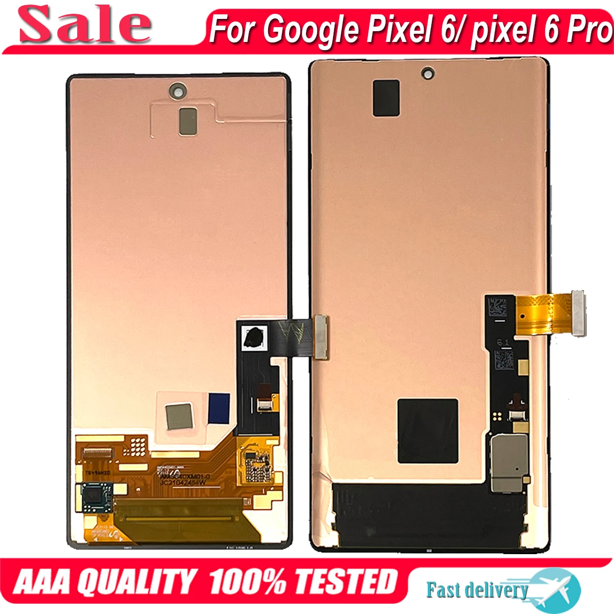 Pantalla LCD AMOLED Original para Google Pixel 6 Pro 6Pro, reemplazo de digitalizador de pantalla t&aacute;ctil para Pixel6 GB7N6, marco de pantalla-0
