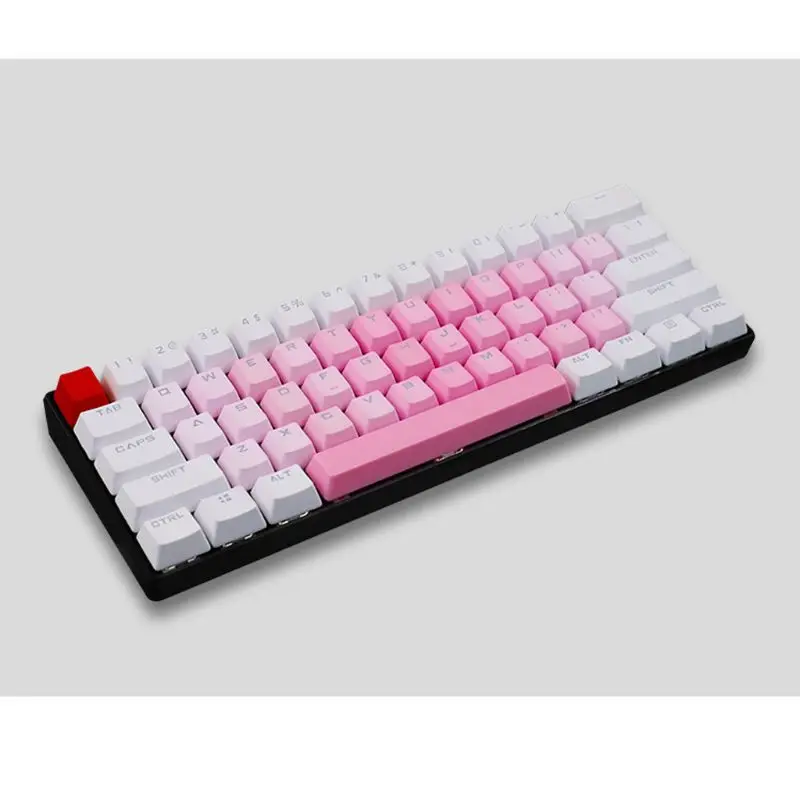 Радуга синий Демон RGB PBT 35 ключей OEM двойной кадр с подсветкой колпачки для вишни