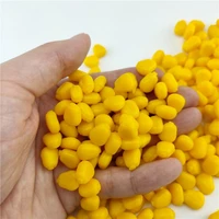 50pcslot artificial fishing corn floating boilies flavoured soft lure high quality grass carp bait silicone soft plastic bait