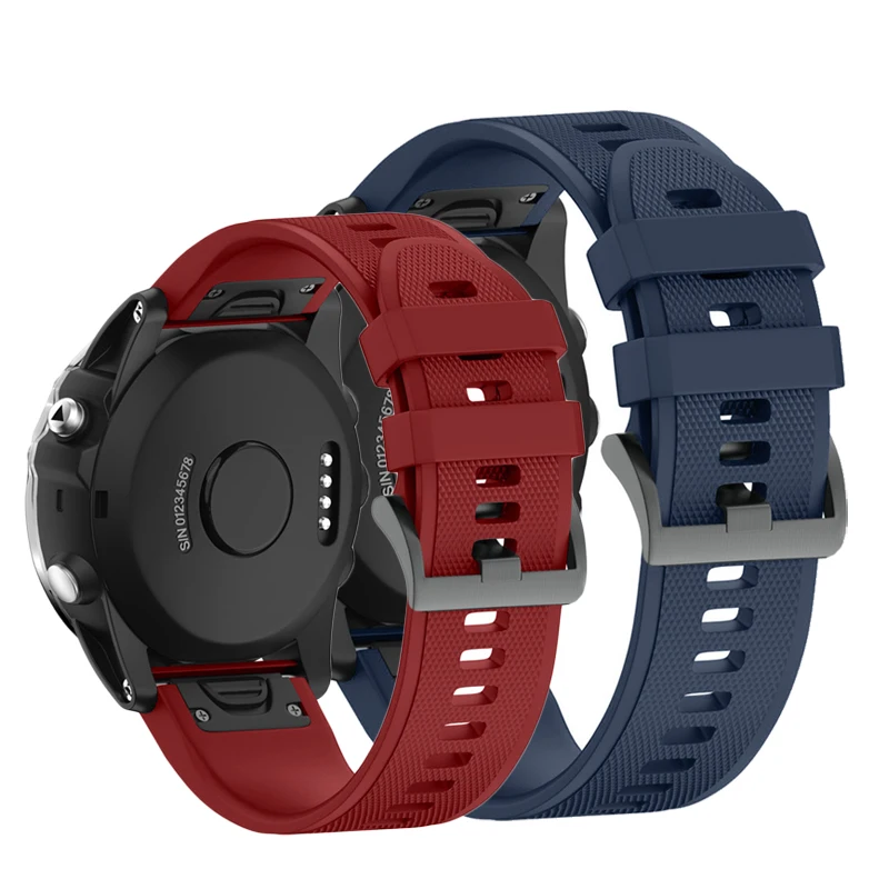 26 22 мм ремешок для наручных gps часов Garmin Fenix 5X 3 HR 6X 6 6S S60 MK1 часы быстросъемный