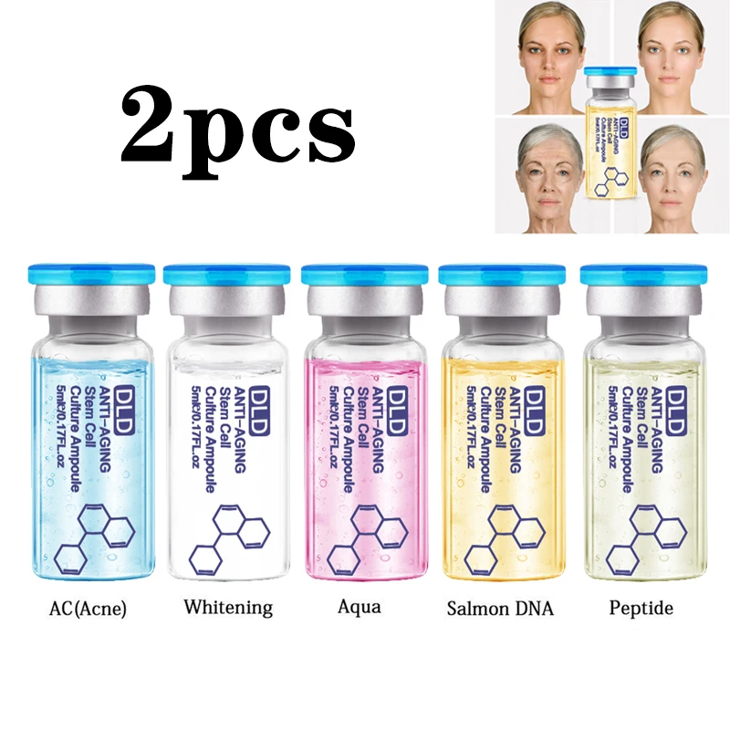 

5ml 2pcs Skin Makeup Cream Meso BB Cream Whitening Brightening Serum Kit Skin Concealer Makeup Liquid Anti Wrinkle Serum Cream