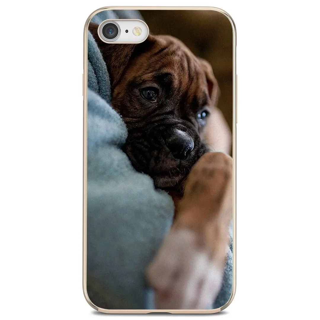 Мягкие чехлы boxer-dog-щенок для Samsung Galaxy A9 A8 Star Lite A3 A5 A7 A6 Plus 2018 2015 2016 2017 | Мобильные