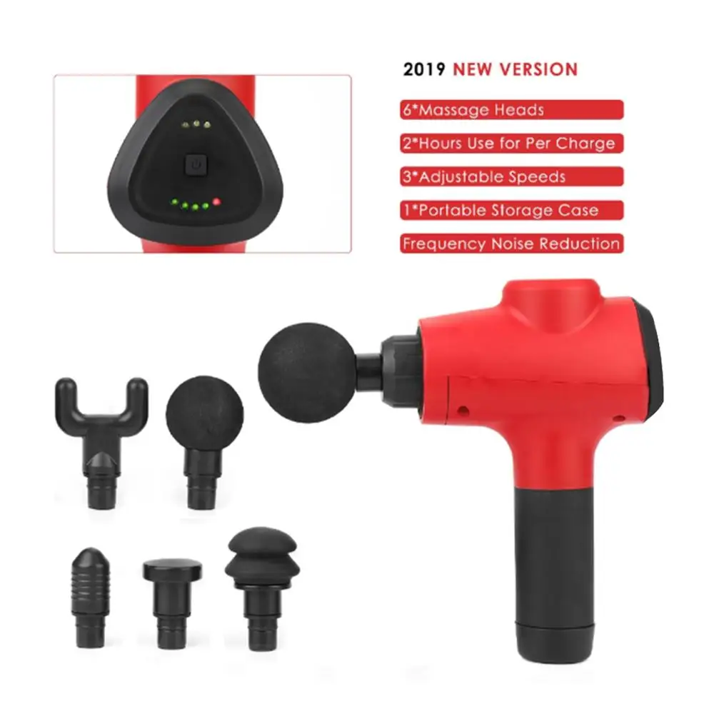 

Muscle Massage Gun Sport Therapy High Speed Vibration Pain Relief Fitness Training Exercising Body Relaxation Slimming Shaping