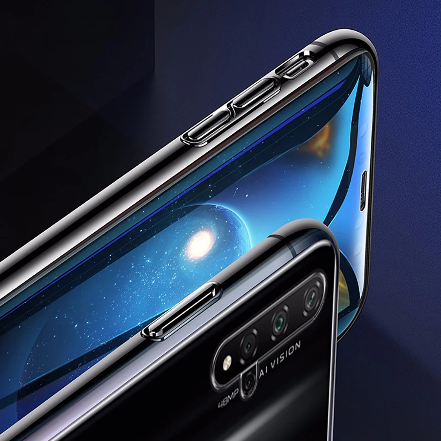 Мягкий прозрачный чехол из ТПУ для huawei P30 Pro Lite силиконовый чехол для huawei Honor 20 9X P20 Nova 5 Pro View 20 прозрачный чехол