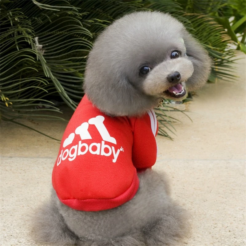 Спортивный стиль Одежда для собак модные худи щенка хлопковые жакеты домашних