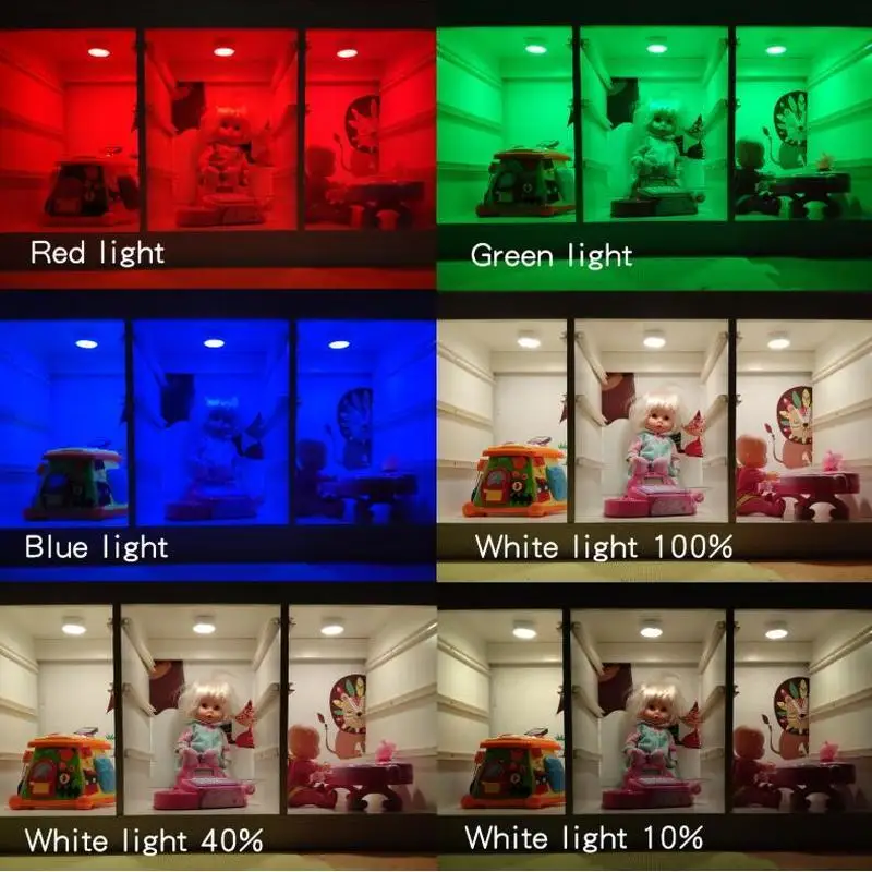 Светодиодный Хоккей светильник близко шкаф Кухня Ночной дистанционного