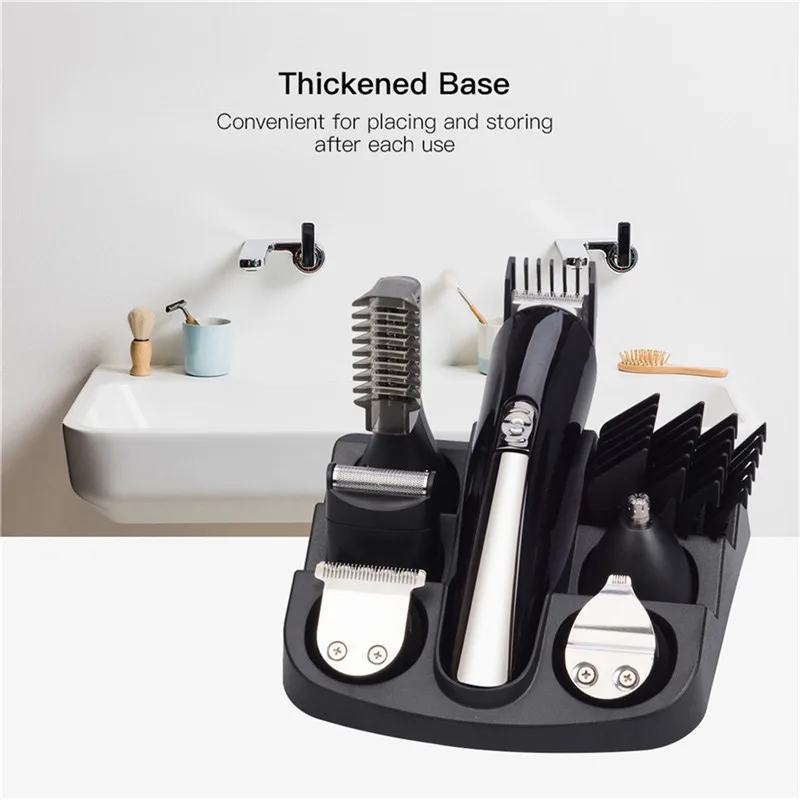 CkeyiN профессиональная машинка для стрижки волос мужчин перезаряжаемая