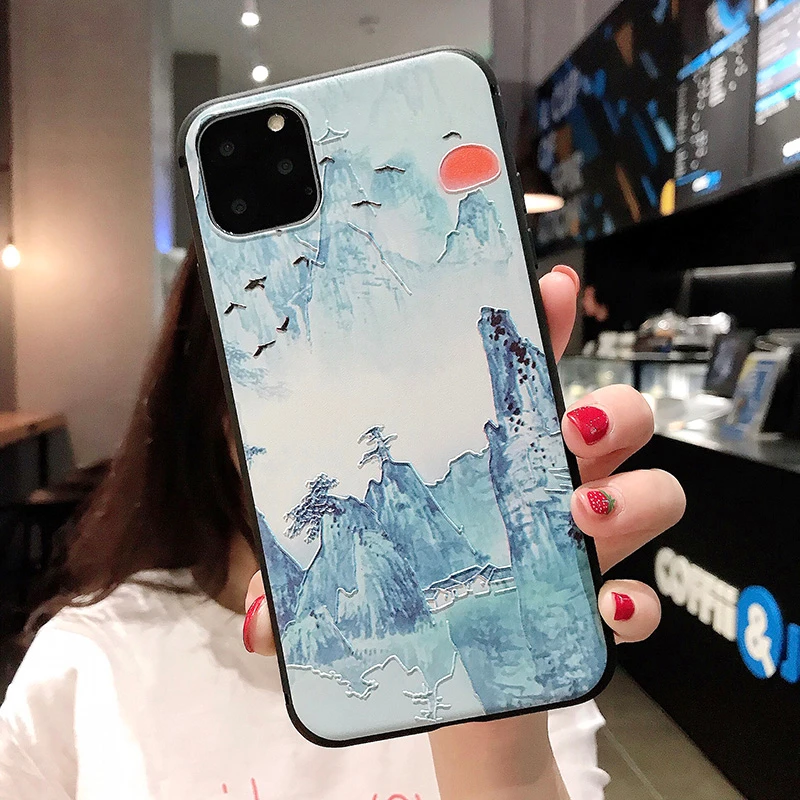 Soft TPU Phone Case for Xiaomi Redmi Note 8 7 6 5 5A K20 Pro 4X Mi 9 A2 5X A3 Lite Luxury Relief Silicone Back Cover Casing |