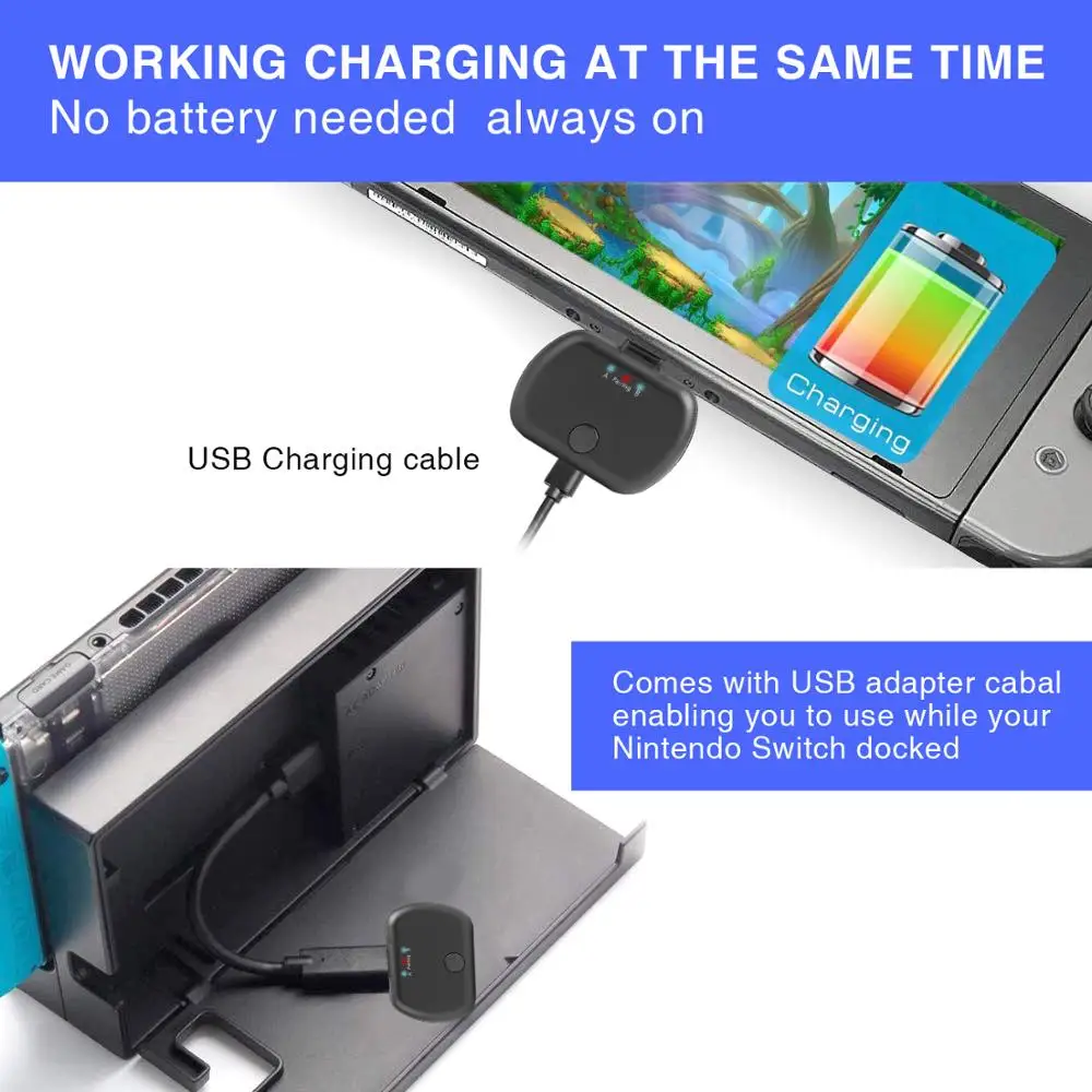 UCable Bluetooth 5 0 стерео USB Type C аудио передатчик для переключателя адаптер