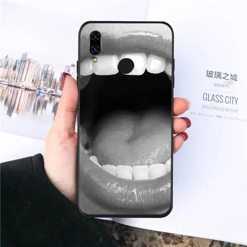 

Cute Lovely Wisdom Teeth Dentist Tooth Phone Case For Huawei honor Mate P 10 20 30 40 Pro 10i 9 10 20 8 x Lite funda coque