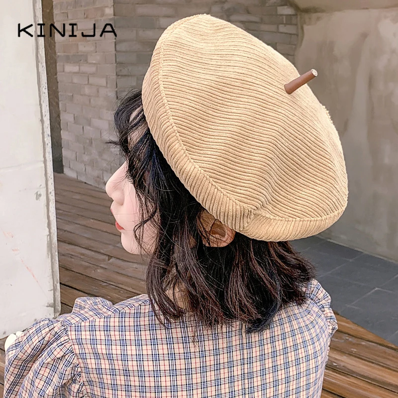 Французский художник однотонная Повседневная винтажная женская шапка берет