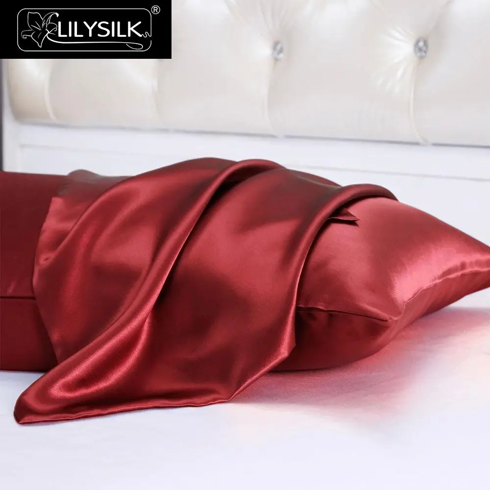 Наволочка шелковая 40x60см 50x70см 100% натуральный шелк Малбери 22 Momme Lilysilk Бесплатная