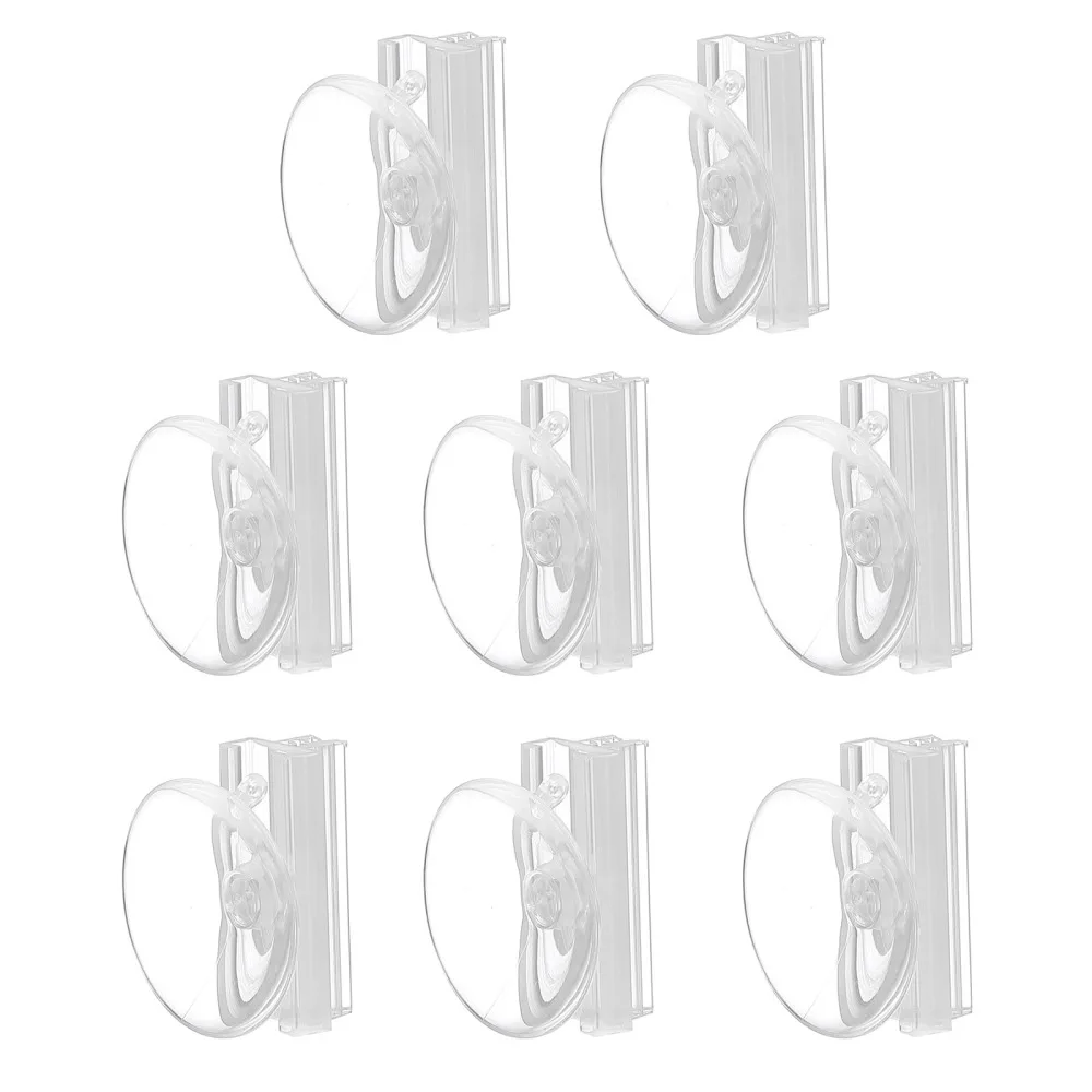 

8PCS Fish Tank Plate Clamp Aquarium Suction Cup Board Clip Tooth Clip
