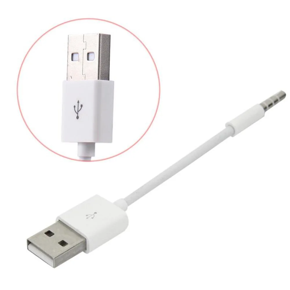 

3.5mm Aux Audio Jack Plug to USB 2.0 Female Adapter Converter Cable Cord Adapter for Car MP3 CD Player 3.5mm audio cable, adapte