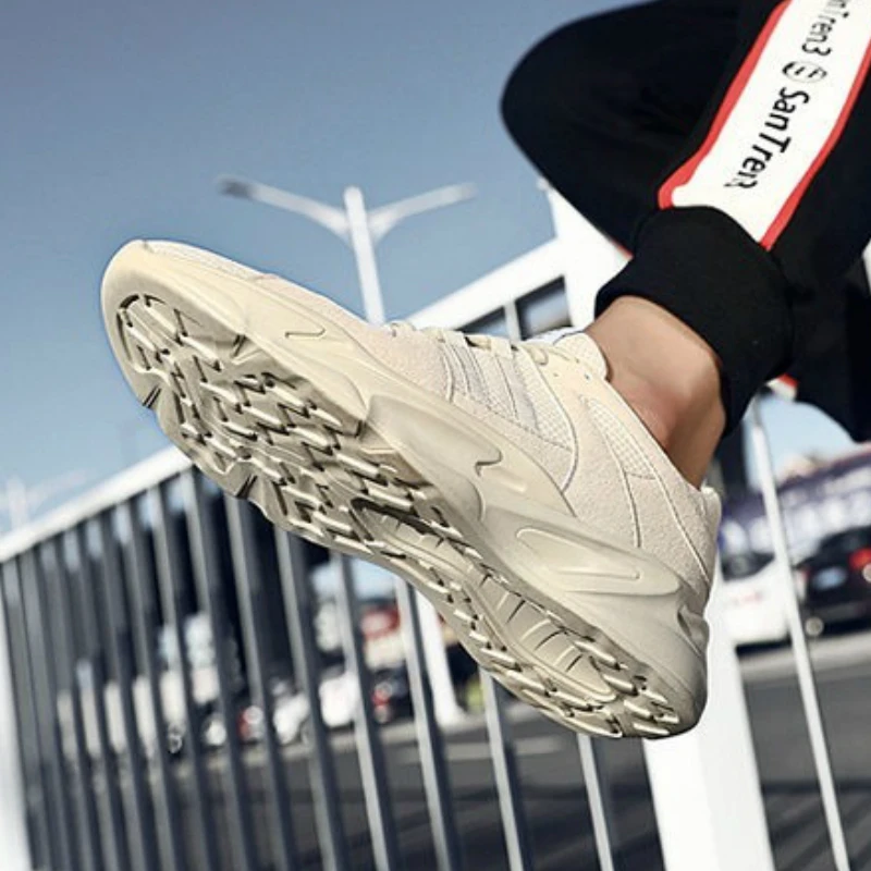 

Man Leisure Tide Sport Sneakers Ins Men's Shoes Mesh Breathable Light Runnning Shoes Classic Red Zapatillas Hombre Deportiva