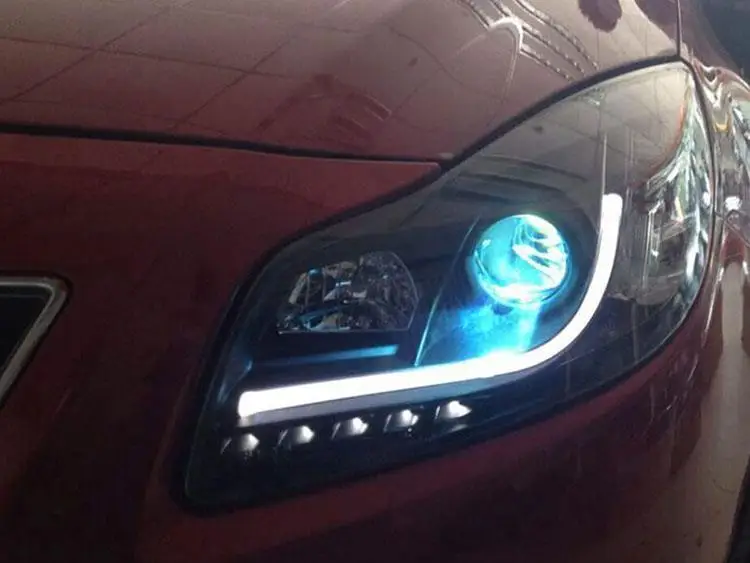 Наружные Drl дневные Neblineros Luces Para Авто Стайлинг светодиодные ходовые Автомобильные фары передние противотуманные фары 13 для Buick Regal