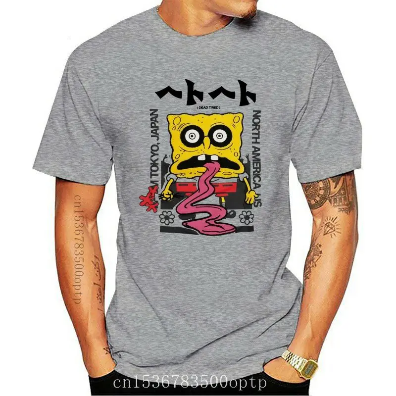 

Забавная футболка в стиле Харадзюку с изображением белого Боба, японского турне