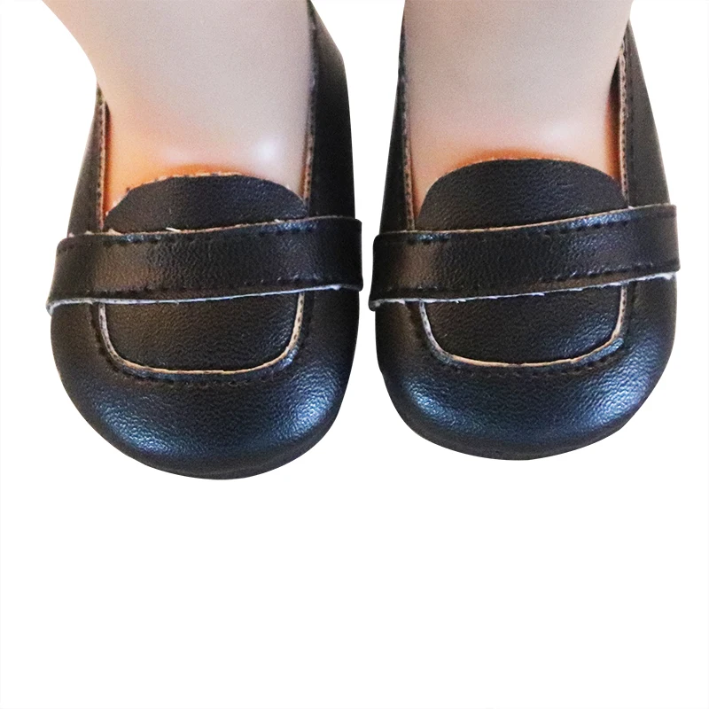 7 см кукла для отдыха из кожи Изящная обувь с круглым носком Обувь в горошек