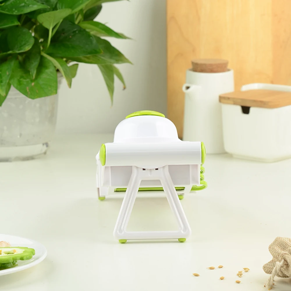 XYj 5 Blade Slicer Vegetable Fruit Cutter Shredders Graters With Container Kitchen Accessory Useful | Дом и сад