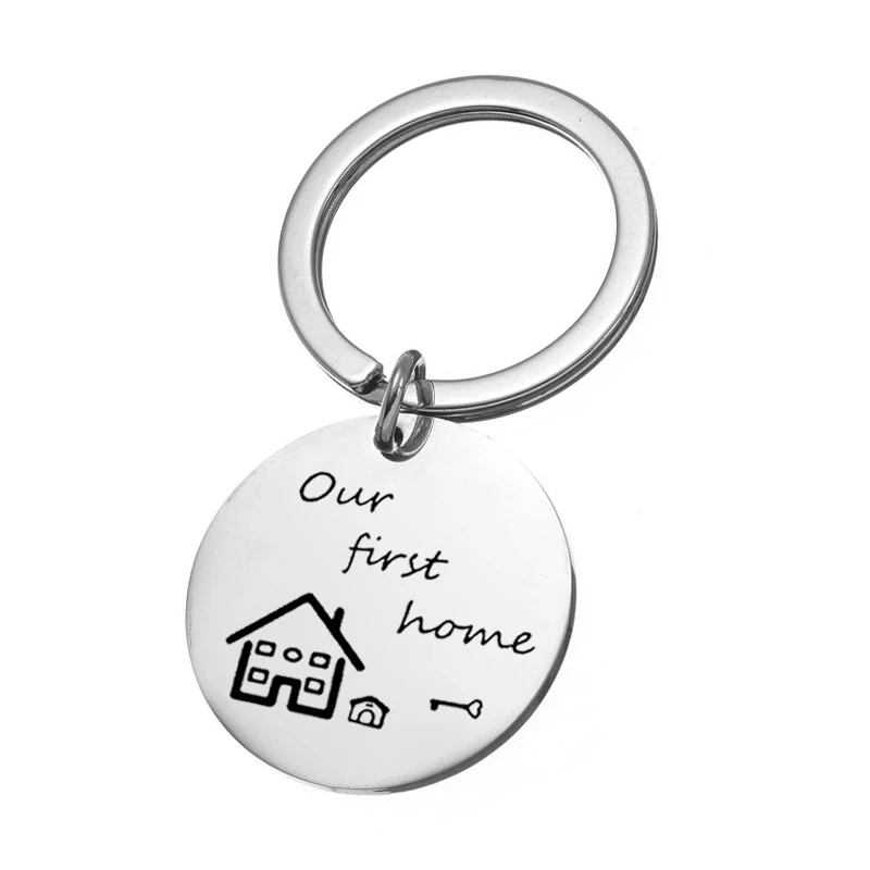 Наш первый домашний брелок для новоселья пар подарок новый дома брелки новых