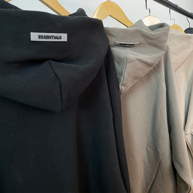 

2021 New Hoodies Sweatshirts fog 100%1:1 Essentials Kanye West Jerry Lorenzo Loose Oversized cotton Sweatshirts Zip Hoodie